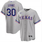 Men's Womens Youth Rangers Nathaniel Lowe Baseball Jersey Grey