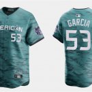 Men's Womens Texas Rangers Adolis Garcia Teal 2023 All-Star Stitched Baseball Jersey
