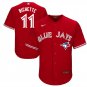 Any Size Toronto Blue Jays Bo Bichette Cool Baseball Jersey Red