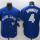 Any Size Toronto Blue Jays George Springer Cool Baseball Jersey Royal