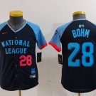 All Size Phillies Alec Bohm National League Navy 2024 All-Star Game Jersey
