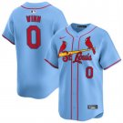 Mens Womens Youth St. Louis Cardinals Masyn Winn Cool Jersey Light Blue