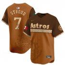 Men's Houston Astros C.J. Stroud Brown Mexico Vapor Baseball Jersey