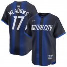 Men's Detroit Tigers Parker Meadows 2024 Navy City Connect Cool Base Stitched Jersey