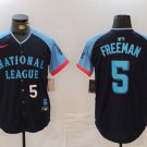 Mens National League Freddie Freeman Navy 2024 All-Star Limited Stitched Baseball Jersey