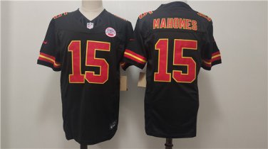 All Size Kansas City Chiefs Patrick Mahomes Black F.U.S.E. Vapor Untouchable Limited Jersey