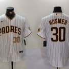 Men's San Diego Padres #30 Eric Hosmer White Stitched Cool Base Nike Jersey