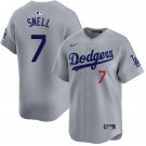 Men's Los Angeles Dodgers #7 Blake Snell Nike Grey Road Limited Player Jersey