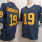 Men's Michigan Wolverines #19 Bryce Underwood Navy 2024 F.U.S.E. Stitched Jersey