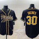 Men's Pittsburgh Pirates #30 Paul Skenes Black Cool Base Stitched Baseball Jersey