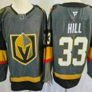 Men's Vegas Golden Knights #33 Adin Hill Gray Authentic Jersey