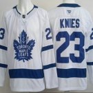 Men's Toronto Maple Leafs #23 Matthew Knies White Authentitc Jersey