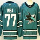 Men's San Jose Sharks #77 Michael Misa Teal Authentic Jersey