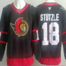 Men's Ottawa Senators #18 Tim Stutzle Black Authentic Jersey