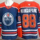 Men's Edmonton Oilers #88 Andrew Mangiapane Blue Authentic Jersey