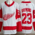 Men's Detroit Red Wings #23 Lucas Raymond White Authentic Jersey