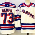 Men's New York Rangers #73 Matt Rempe White 2024-25 Away Stitched Jersey