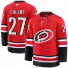 Men's Carolina Hurricanes #27 Nikolaj Ehlers Red 2024-25 Alternate Stitched Jersey