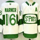Men's Toronto Maple Leafs #16 Mitch Marner White St Pats Authentic Jersey