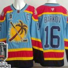 Men's Florida Panthers #16 Aleksander Barkov Blue 2025 Stanley Cup Champions Jersey