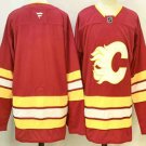 Men's Calgary Flames Blank Red Authentic Jersey