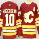 Men's Calgary Flames #10 Jonathan Huberdeau Red Authentic Jersey