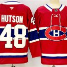 Men's Montreal Canadiens #48 Lane Hutson Red 2024-25 Stitched Jersey