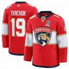 Men's Florida Panthers #19 Matthew Tkachuk Red Home 2025 Stanley Cup Jersey