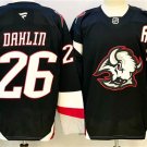 Men's Buffalo Sabres #26 Rasmus Dahlin Black 2024-25 Alternate With A Patch Jersey