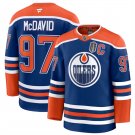 Men's Edmonton Oilers #97 Connor McDavid Royal 2025 Stanley Cup Final Patch Jersey