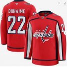 Men's Washington Capitals#22 Brandon Duhaime Red 2024-25 Home Stitched Jersey