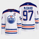 Men's Edmonton Oilers #97 Connor McDavid White Adidas Away Stitched Jersey