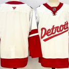 Men's Detroit Red Wings Blank White Red 2024-25 Stitched Jersey