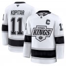 Men's Los Angeles Kings #11 Anze Kopitar White 2024-25 Away Stitched Jersey