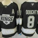 Men's Los Angeles Kings #8 Drew Doughty Black Alternate Authentic Jersey