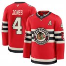 Men's Chicago Blackhawks #4 Seth Jones Red 2024-25 Winter Classic Stitched Jersey