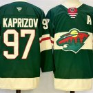 Men's Minnesota Wild #97 Kirill Kaprizov Fanatics Home Green Jersey