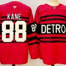 Men's Detroit Red Wings #88 Patrick Kane Red 2024-25 Reverse Retro Stitched Jersey