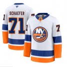 Mens New York Islanders #71 Matthew Schaefer Fanatics White Jersey