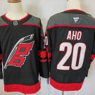 Men's Carolina Hurricanes #20 Sebastian Aho Black Authentic Jersey