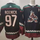 Men's Arizona Coyotes #97 JEREMY ROENICK Throwback Kachina Black Jersey