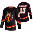 Men's Calgary Flames #13 Johnny Gaudreau Fanatics Black Alternate Premium Jersey
