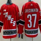 Men's Carolina Hurricanes #37 Andrei Svechnikov Red Reverse Retro Jersey