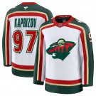 Men's Minnesota Wild #97 Kirill Kaprizov White 2025 25th Anniversary Stitched Jersey