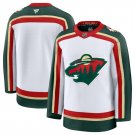 Men's Minnesota Wild Blank White 2025 25th Anniversary Stitched Hockey Jersey