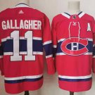 Men's Montreal Canadiens #11 Brendan Gallagher Red 2024-25 Stitched Jersey