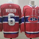 Men's Montreal Canadiens #6 Shea Weber Red 2024-25 Stitched Jersey