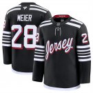 Men's New Jersey Devils #28 Timo Meier Black 2024-25 Alternate Stitched Jersey