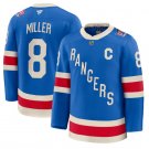 Men's New York Rangers #8 J.T. Miller Blue Centennial With C Patch Stitched Jersey