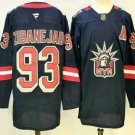 Men's New York Rangers #93 Mika Zibanejad Navy Reverse Retro Authentic Jersey